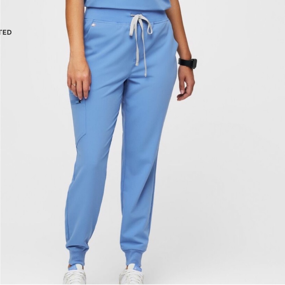 Figs ceil blue Zamora joggers